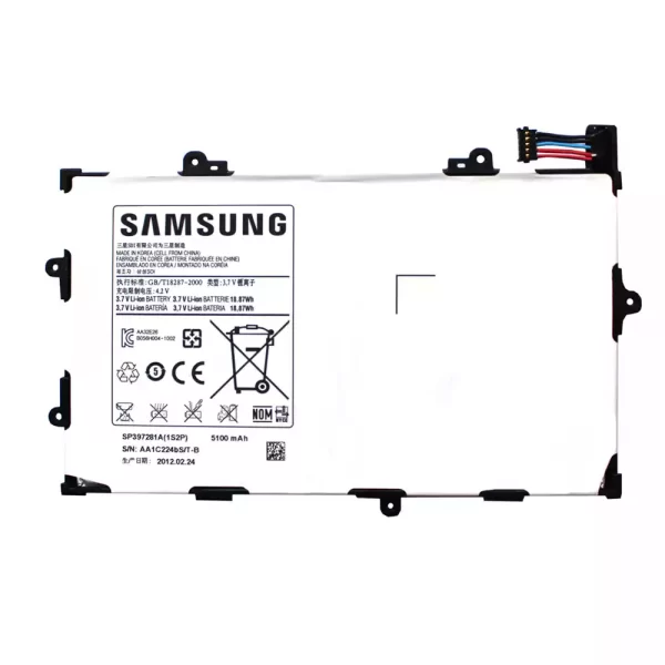 Batterie pour Tablette  SAMSUNG SP397281A(1S2P)