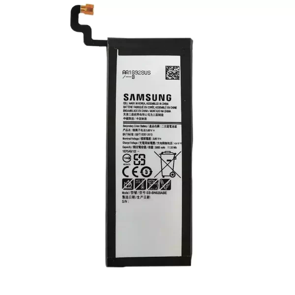 Batterie Interne EB-BN920ABA,EB-BN920ABE pour Samsung Galaxy Note 5