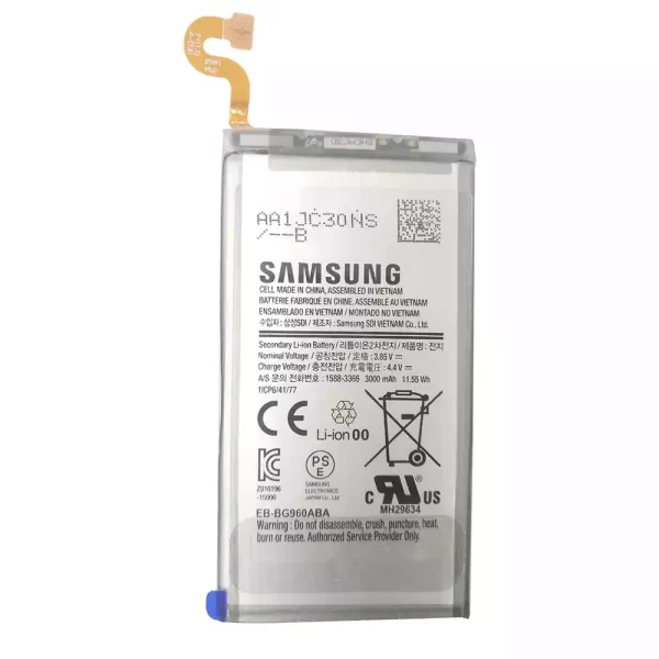 Batterie Interne EB-BG960ABA,EB-BG960ABE pour Samsung Galaxy S9