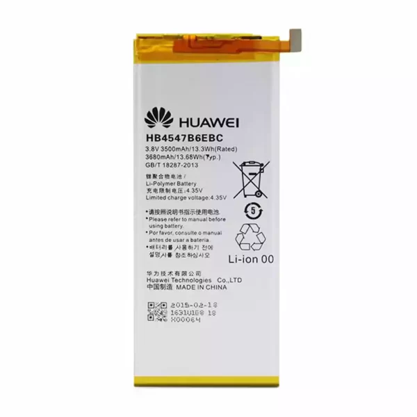 Batterie Interne HB4547B6EBC pour Huawei Honor 6 Plus