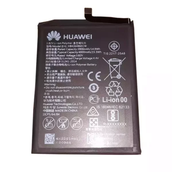 Batterie Interne HB436486ECW pour Huawei mate 10,mate 10 Pro,mate 10 lite,P20 Pro