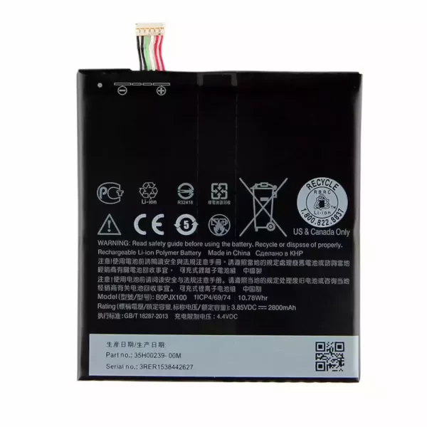 Batterie Interne BOPJX100 pour HTC Desire 728