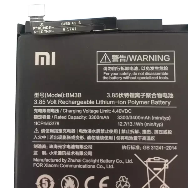 Batterie Interne BM3B pour Xiaomi Mi Mix 2,Mi Mix 2S – Image 3