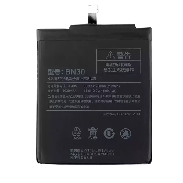 Batterie Interne BN30 pour Xiaomi Redmi 4A