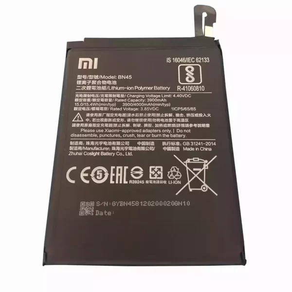 Batterie Interne BN45 pour Xiaomi Redmi Note 5