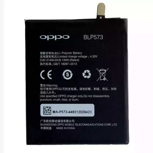 Batterie Interne BLP573 pour OPPO R6007,N5117