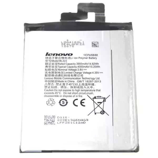 Batterie Interne BL223 pour LENOVO VIBE Z2 Pro