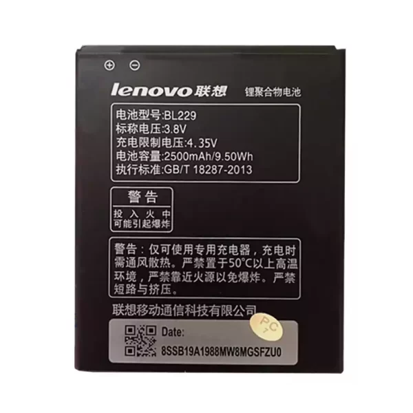 Batterie Interne BL229 pour LENOVO A808T,A806