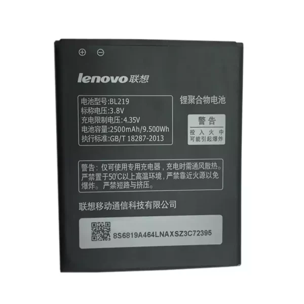 Batterie Interne BL219 pour LENOVO S856,S860e,A916,A880,S810t