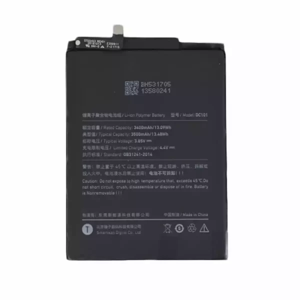 Batterie Interne DC101 pour Smartisan Pro,Pro 2