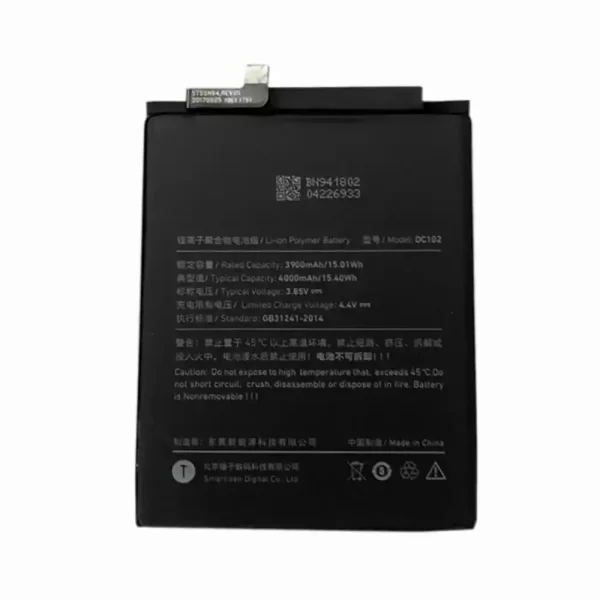 Batterie Interne DC102 pour Smartisan 3