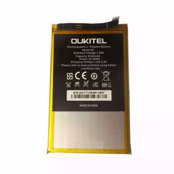 Batterie Interne pour OUKITEL K6