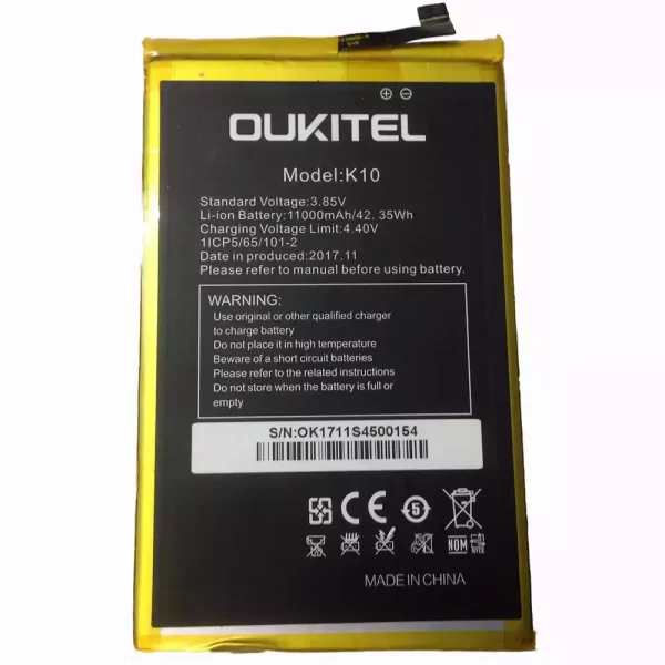 Batterie Interne pour OUKITEL K10