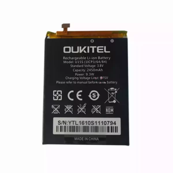 Batterie Interne pour OUKITEL U15S