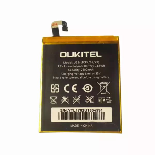 Batterie Interne pour OUKITEL U13