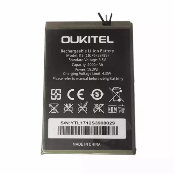 Batterie Interne pour OUKITEL K5