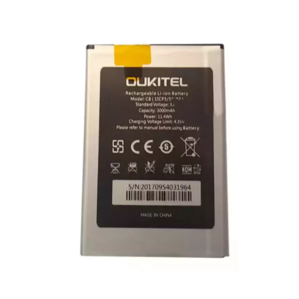 Batterie Interne pour OUKITEL C8