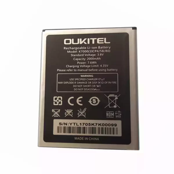 Batterie Interne pour OUKITEL K7000