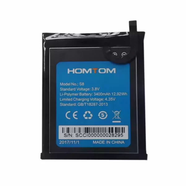 Batterie Interne pour HOMTOM S8