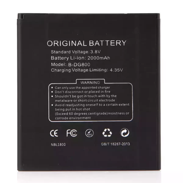 Batterie Interne pour DOOGEE B-DG800