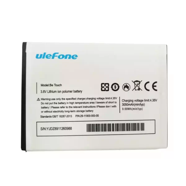 Batterie Interne pour uleFone Be Touch