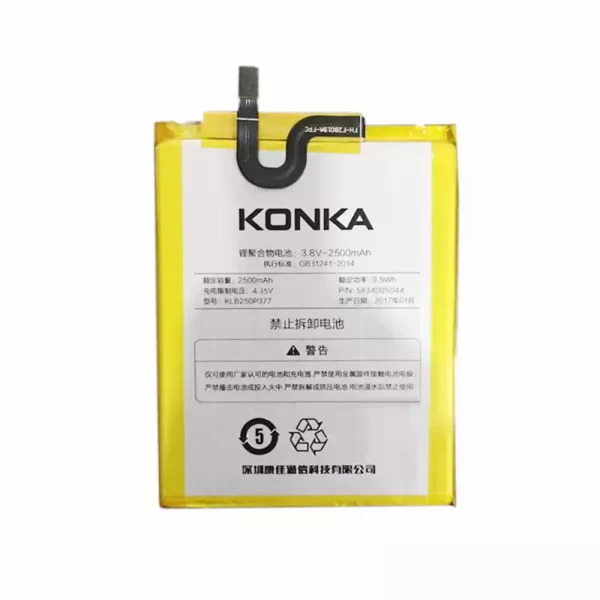 Batterie Interne KLB250P377 pour KONKA S3