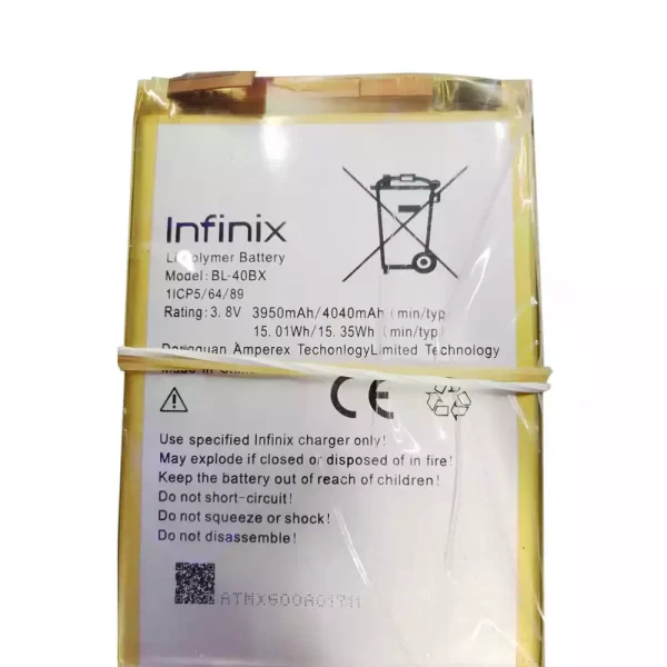 Batterie Interne pour Infinix BL-40BX