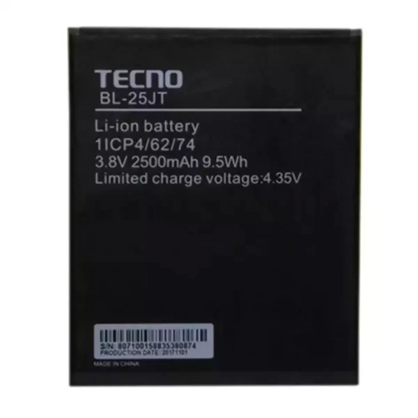 Batterie Interne pour TECNO BL-25JT