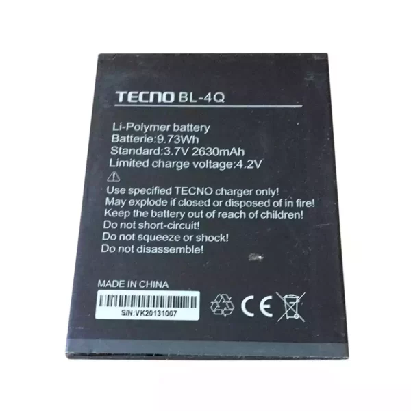 Batterie Interne pour TECNO BL-4Q