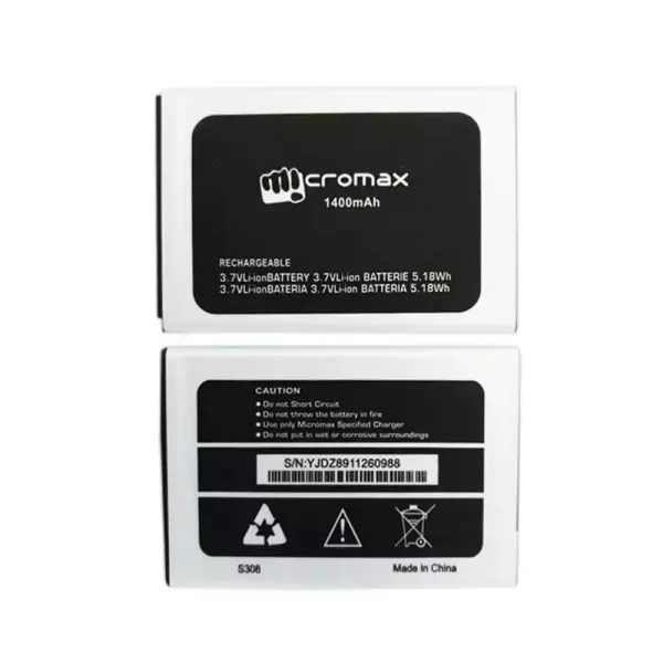 Batterie Interne pour Micromax S308