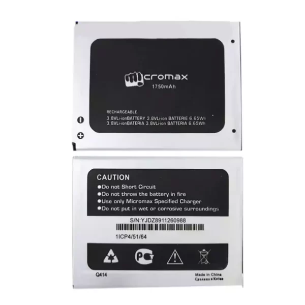 Batterie Interne pour Micromax Q414