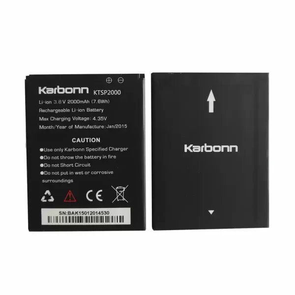 Batterie Interne pour Karbonn KTSP2000