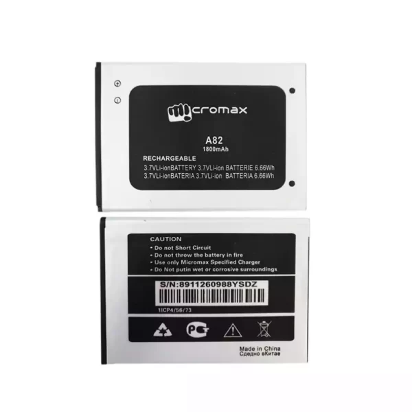 Batterie Interne pour Micromax A82