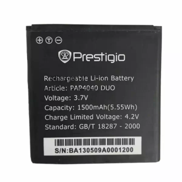 Batterie Interne pour Prestigio PAP4040 DUO