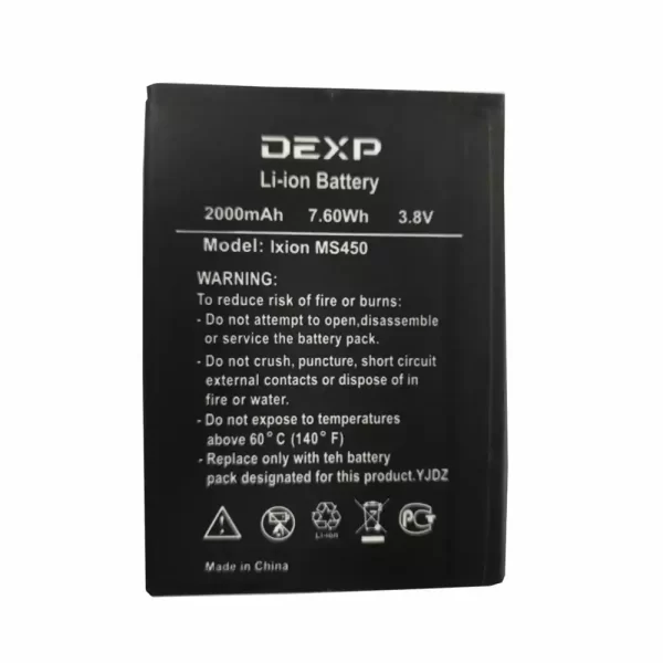 Batterie Interne pour DEXP Ixion MS450