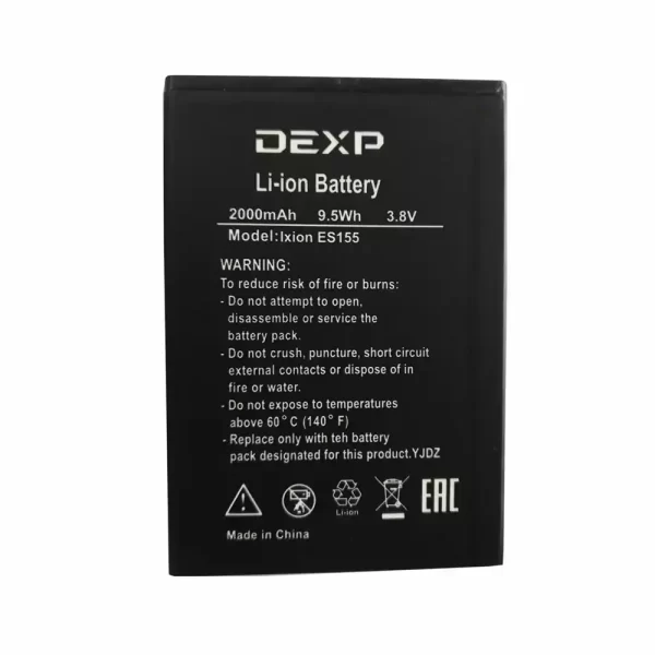 Batterie Interne pour DEXP Ixion ES155