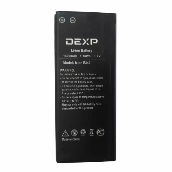 Batterie Interne pour DEXP Ixion E340