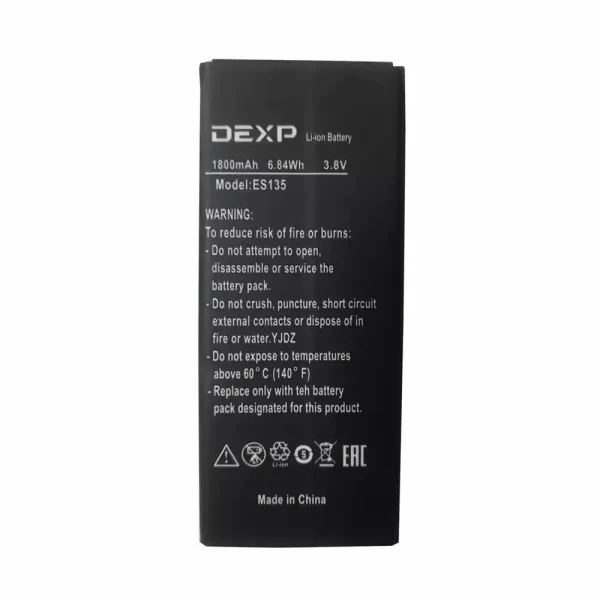 Batterie Interne pour DEXP Ixion ES135