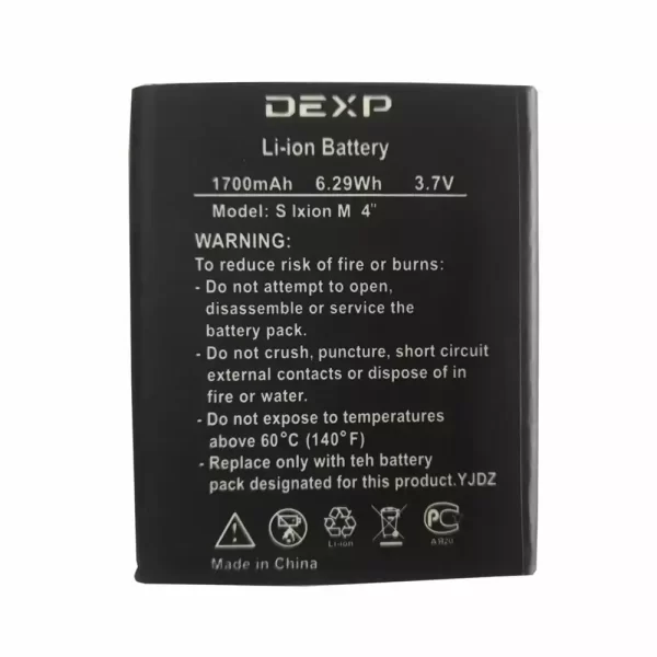 Batterie Interne pour DEXP S Ixion M 4''