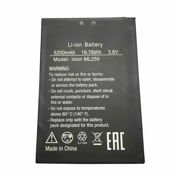 Batterie Interne pour DEXP Ixion ML250