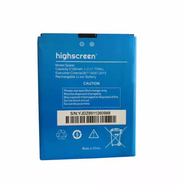 Batterie Interne pour Highscreen Spade