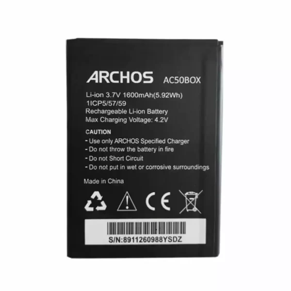 Batterie Interne pour ARCHOS AC50BOX