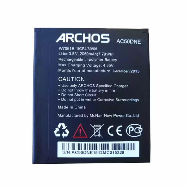 Batterie Interne pour ARCHOS AC50DNE