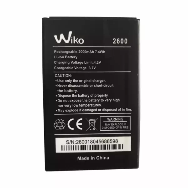 Batterie Interne pour Wiko 2600