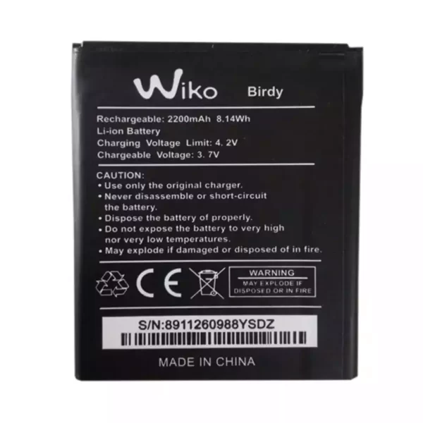 Batterie Interne pour Wiko Birdy