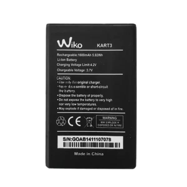 Batterie Interne pour Wiko KART3