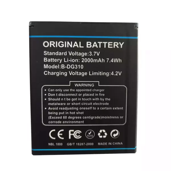 Batterie Interne pour DOOGEE B-DG310