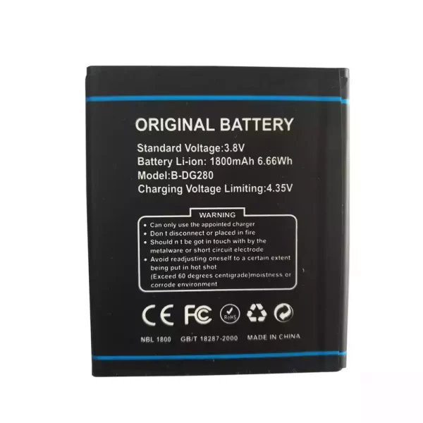 Batterie Interne pour DOOGEE B-DG280