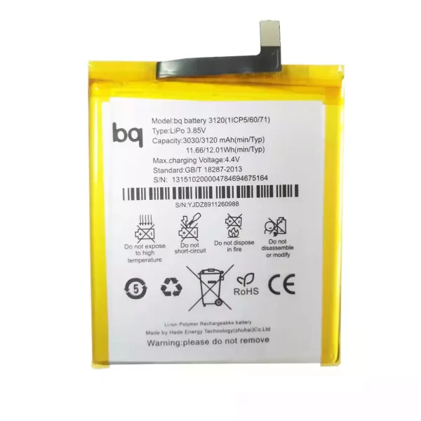 Batterie Interne pour BQ Aquaris M5