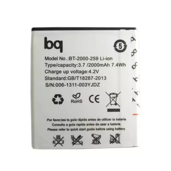 Batterie Interne pour BQ Aquaris E4